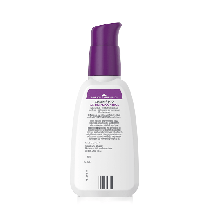Cetaphil | PRO AC Dermacontrol 118 ml | Loción Hidratante Facial con FPS 30