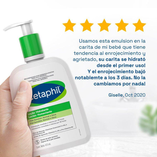 CETAPHIL | Loción Humectante 473 ml | Hidrata hasta por 48 horas