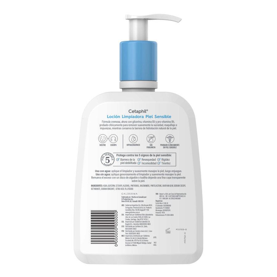 Cetaphil | Loción Limpiadora Piel Sensible 473 ml | Loción Limpiadora Facial
