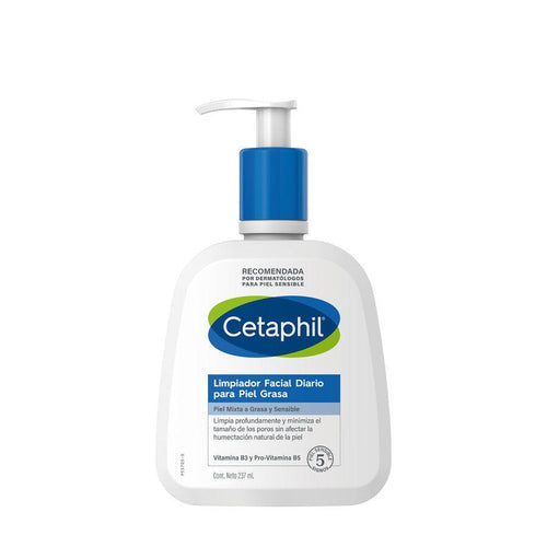 Cetaphil | Gel Limpiador Facial Diario para Piel Grasa 237 ML