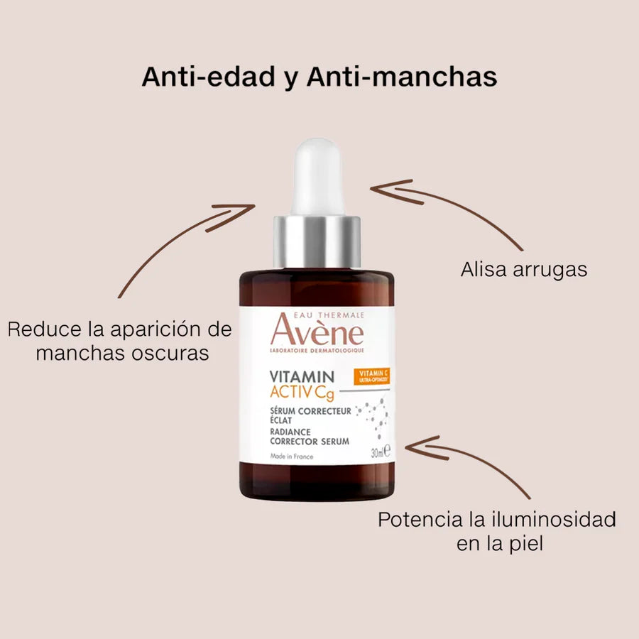 AVENE | VITAMIN ACTIV Cg SERUM LUMINOSIDAD CORRECTOR | 30 ML