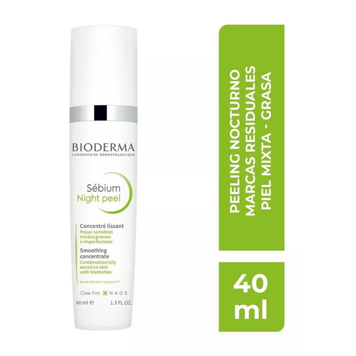Bioderma | Sebium Night Peel 40 ml | Peeling Piel Mixta/Grasa