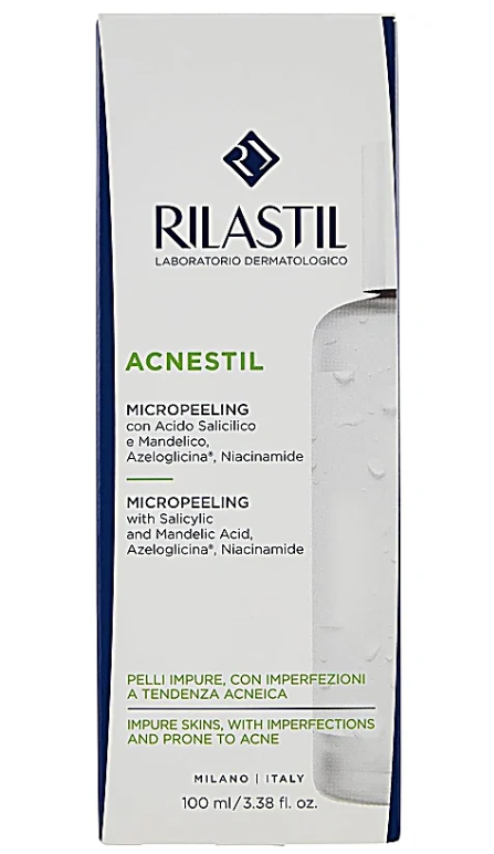 Rilastil Acnestil Micropeeling 100 ml | Exfoliante Seborregulador