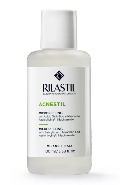 Rilastil Acnestil Micropeeling 100 ml | Exfoliante Seborregulador