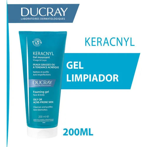 DUCRAY KERACNYL GEL LIMPIADOR | 200ML
