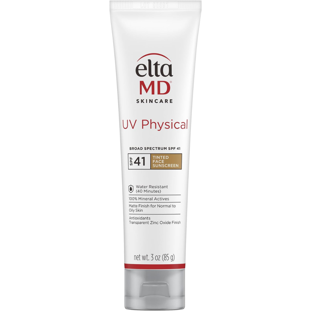 Elta MD UV Physical | Protector Solar Mineral con Color y de Amplio Espectro SPF41