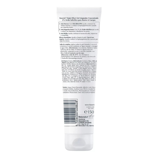 Eucerin DermoPure | Gel Limpiador 150 ml | Combate el Acné