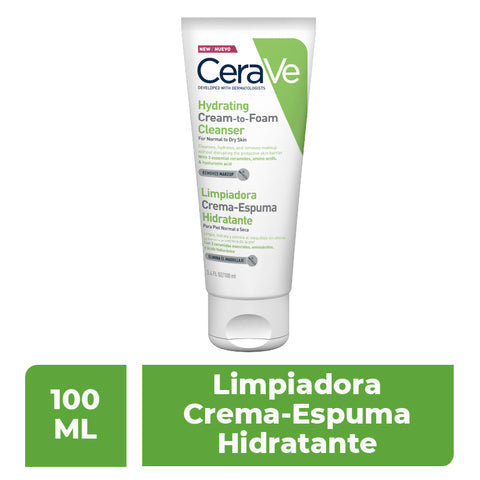 Cerave Limpiadora Crema Espuma Hidratante 100 ML