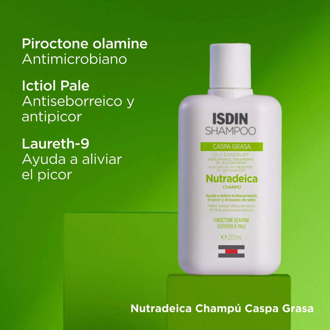ISDIN NUTRADEICA SHAMPOO ANTICASPA GRASA | 200 ML