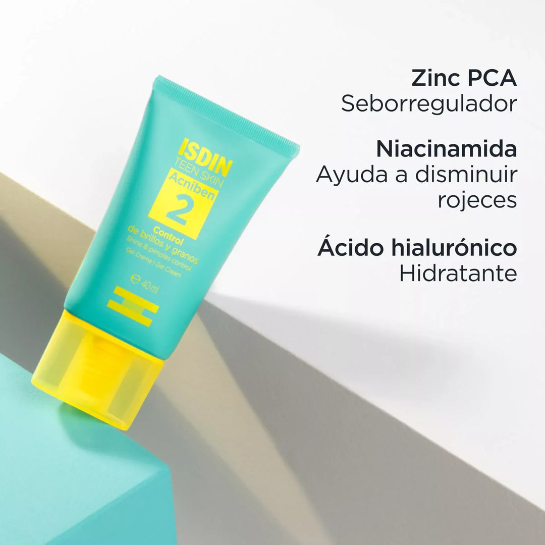 ISDIN ACNIBEN 2 CONTROL DE BRILLO Y GRANOS | 40ML