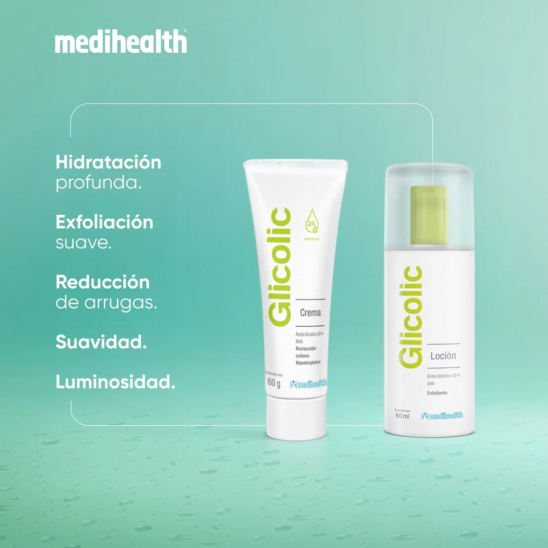 MEDIHEALTH GLICOLIC CREMA RESTAURADOR PIEL TUBO | 60 GR