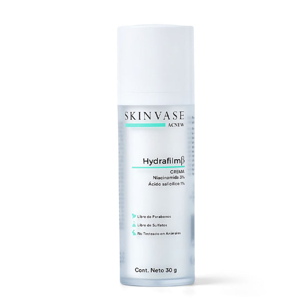 Skinvase Hydrafilm Beta | Crema facial para el Acné 30 ml | Controla el Sebo