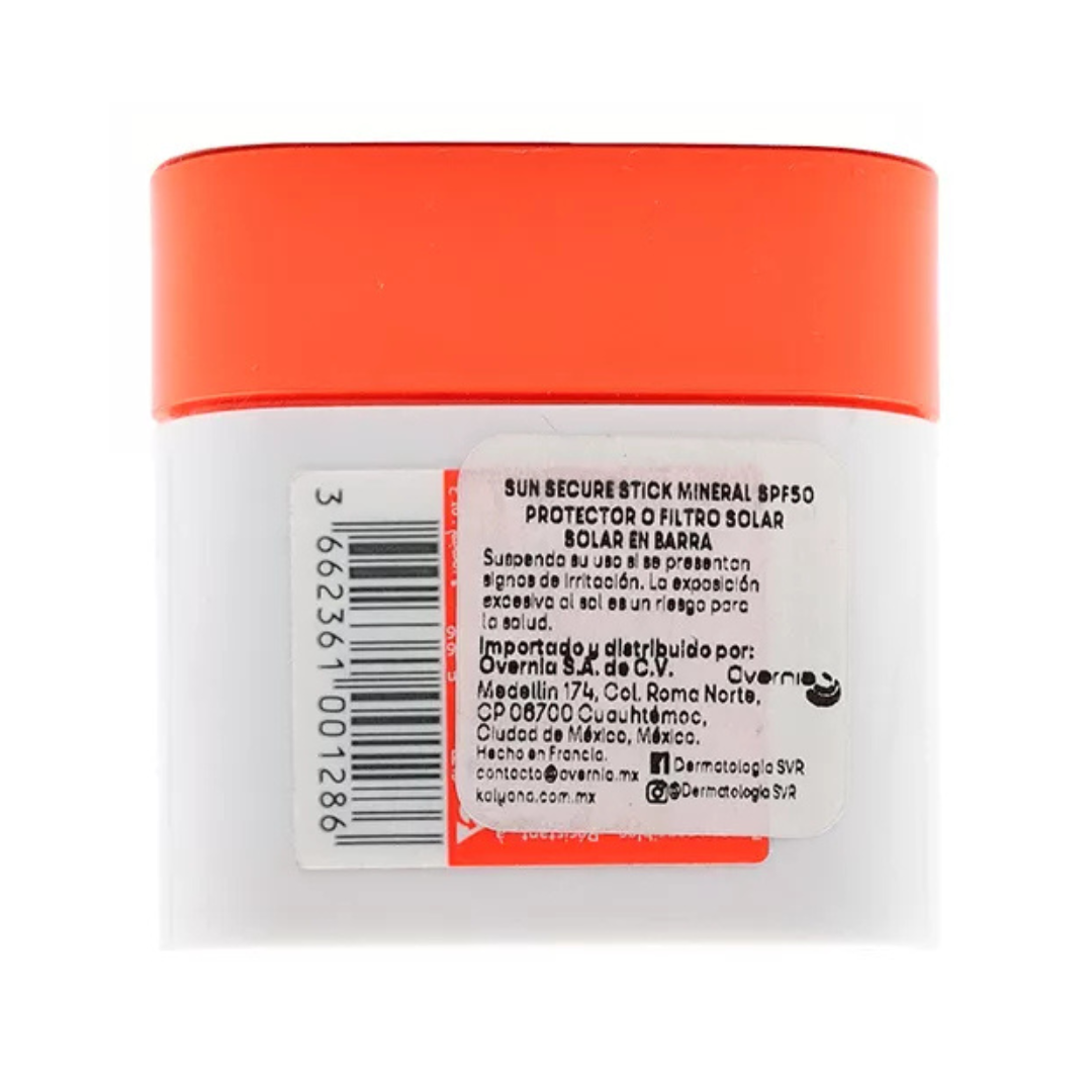 SVR | Sun Secure Stick Mineral | Protector solar contra los rayos UVA/UVB