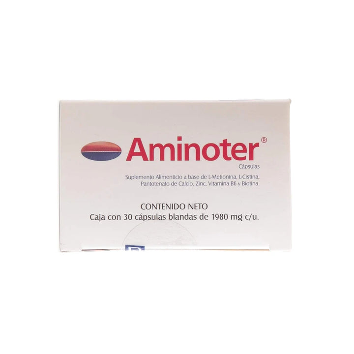 Aminoter | Suplemento Alimenticio | 30 cápsulas | Para la  Caída del Cabello