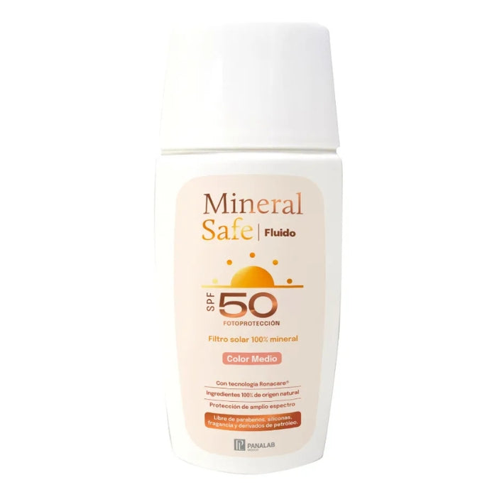 PANALAB | MINERAL SAFE FLUIDO FPS 50 | COLOR MEDIO