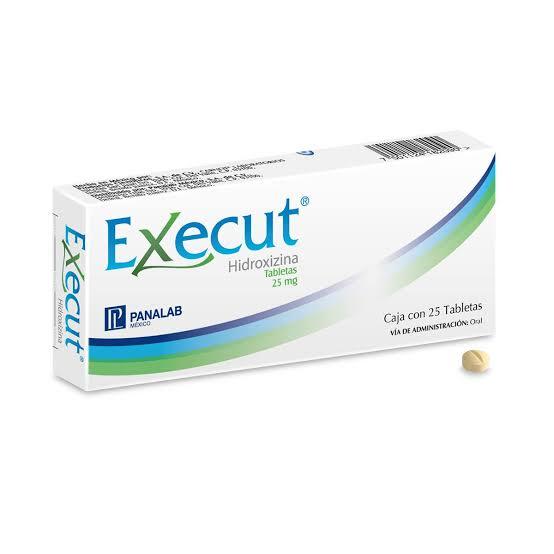 EXECUT 25mg / 25 Tabletas
