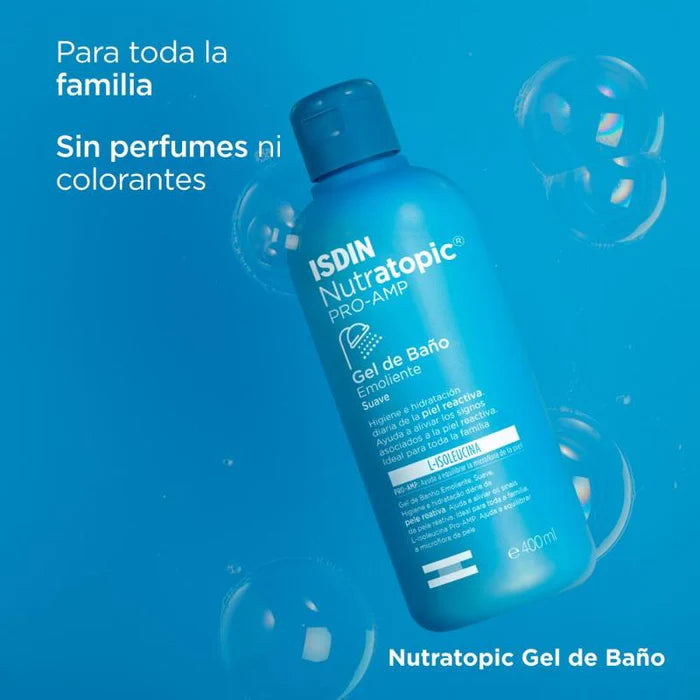 ISDIN NUTRATOPIC PRO AMP GEL DE BAÑO EMOLIENTE 750 ML