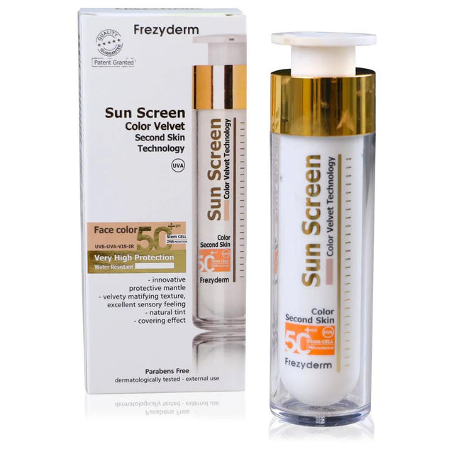 FREZYDERM SUN SCREEN VELVET COLOR FPS 50