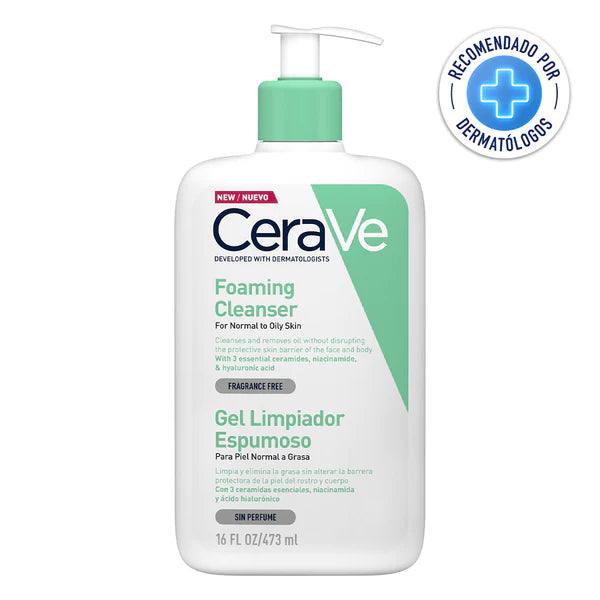 CERAVE GEL LIMPIADOR ESPUMOSO 473ML