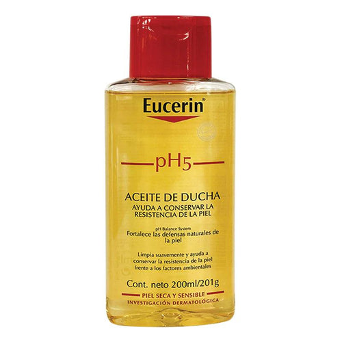 Eucerin | Aceite de Ducha de 75ml para piel sensible, hidrata y limpia profundamente