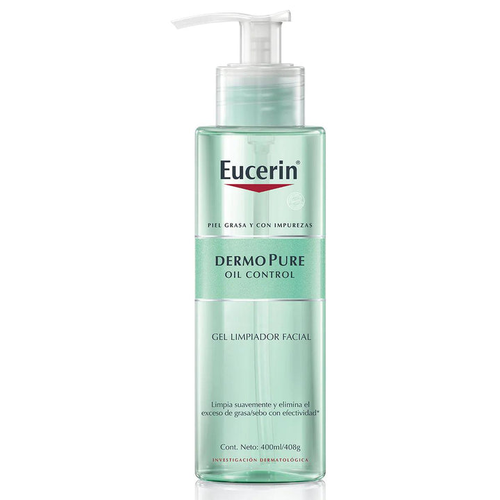 Eucerin Dermopure 200ml | Gel limpiador facial para piel grasa