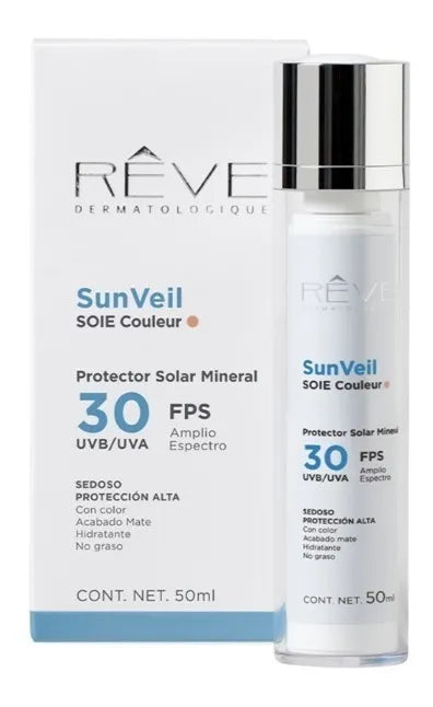 REVE SUNVEIL PROTECTOR MINERAL 50 ML 30 FPS con color