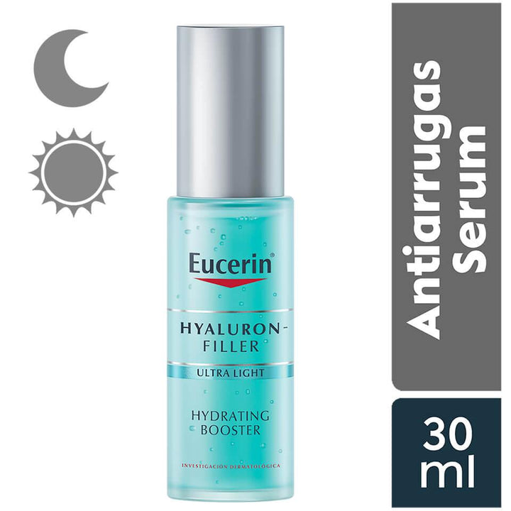 Eucerin Hyaluron Filler Hydrating Booster 30ml  Gel con Ácido Hialurónico y Gloserina