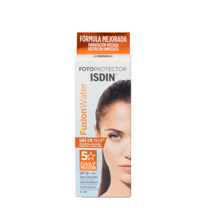FOTOPROTECTOR ISDIN FUSION WATER SIN COLOR SPF 50