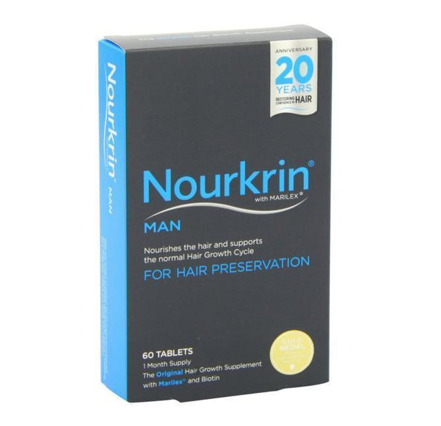 NOURKIN MAN 60 TABLETAS Tratamiento para la caÃ­da del cabello en hombres