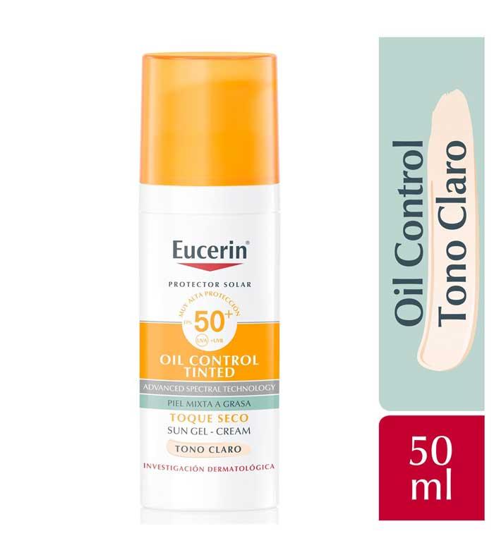EUCERIN OIL CONTROL TONO CLARO FPS50+50ML