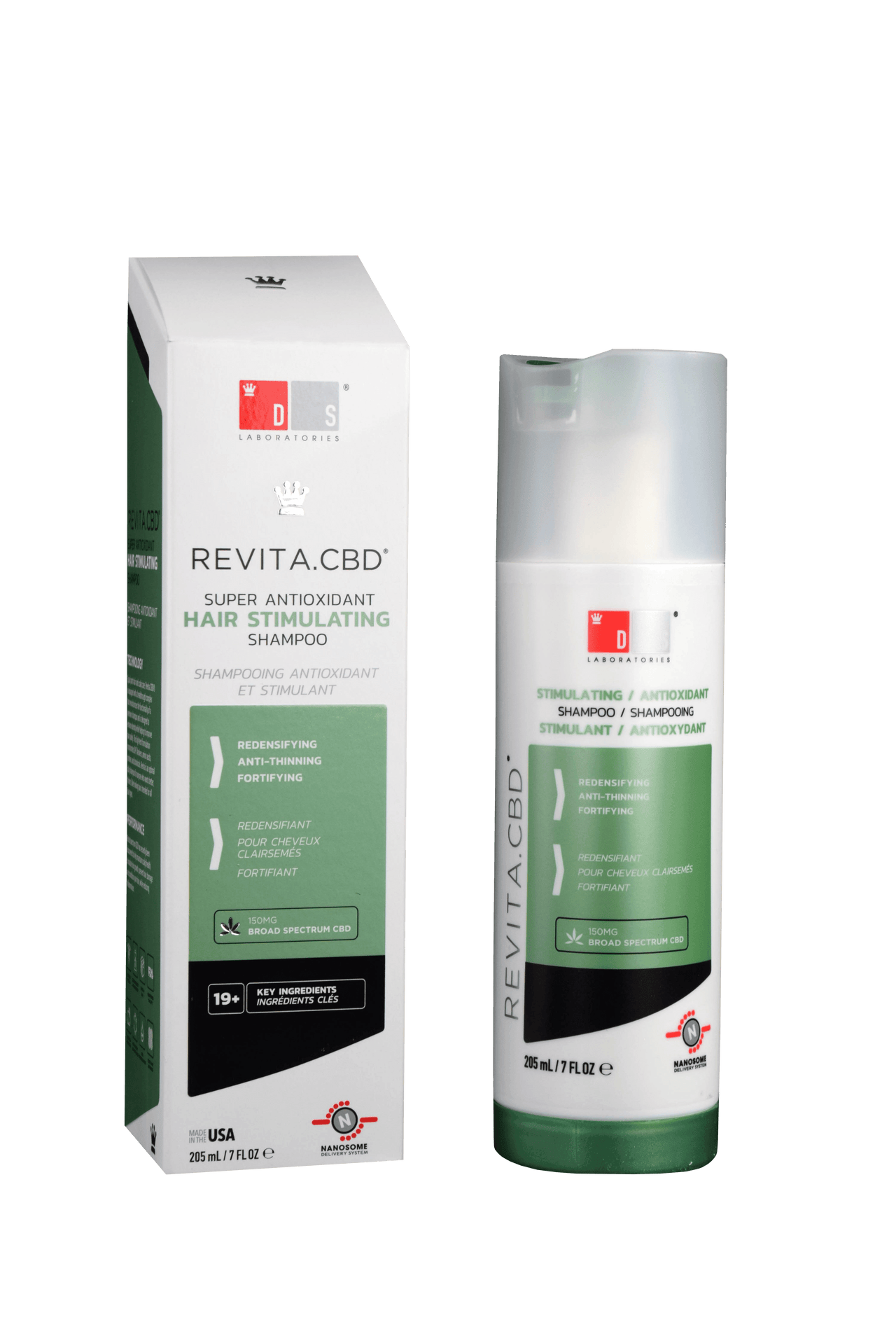 DS LABORATORIES REVITA CBD SHAMPOO ANTICAÍDA