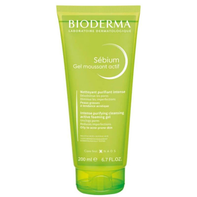 Bioderma | Sébium Gel Moussant Actif 200 ml | Piel Grasa/Acné