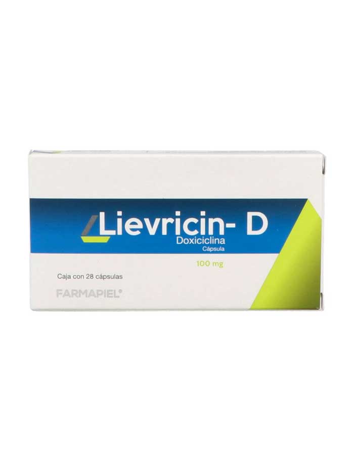 LIEVRICIN-D DOXICICLINA 100MG C/28 CAPS